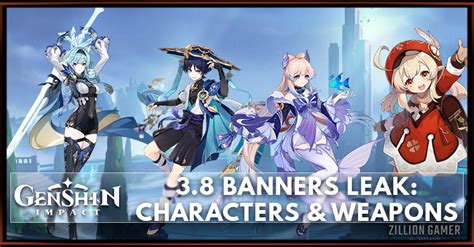 3.8 banner|Genshin Impact 3.8 banners: Characters, weapons,。